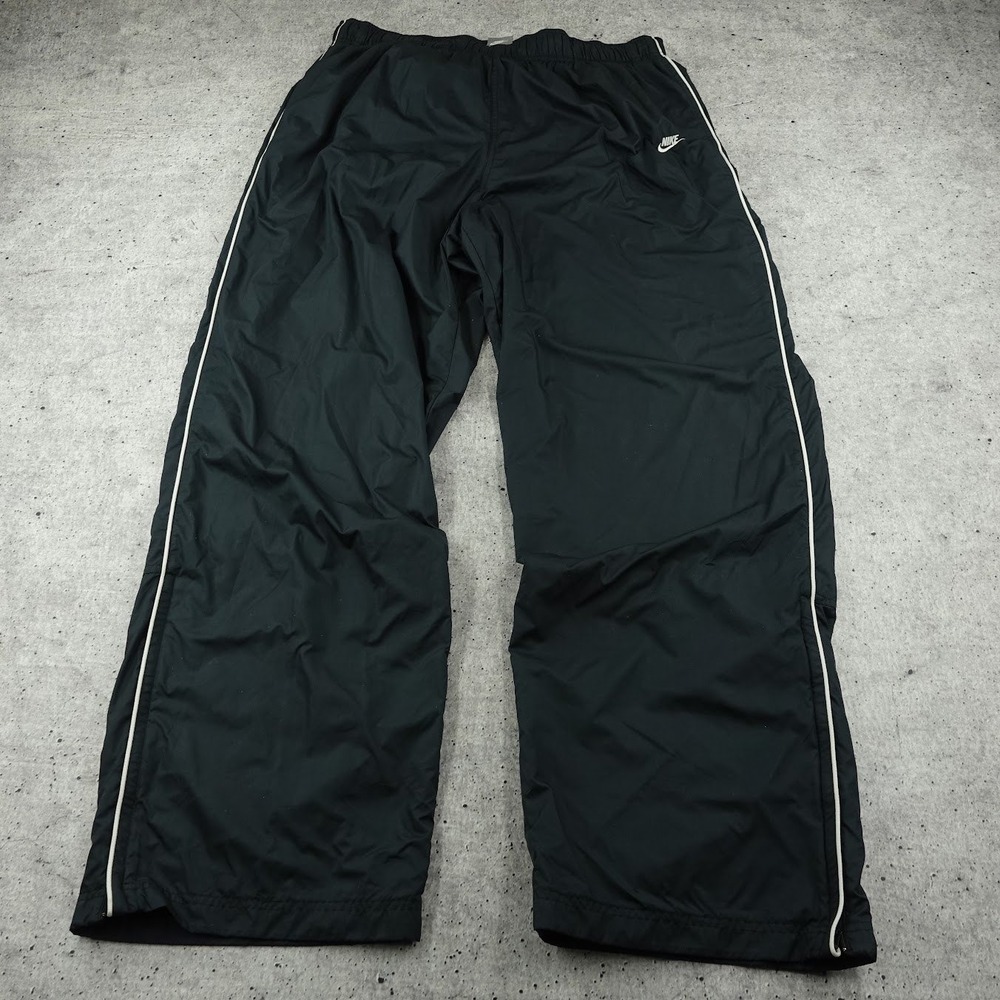 Nike Track Pants Mens XXL Charcoal Baggy Mesh Lined Windbreaker 207718-010